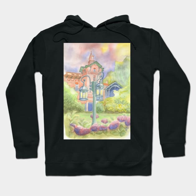 Chalet Relógio. Sintra Hoodie by terezadelpilar